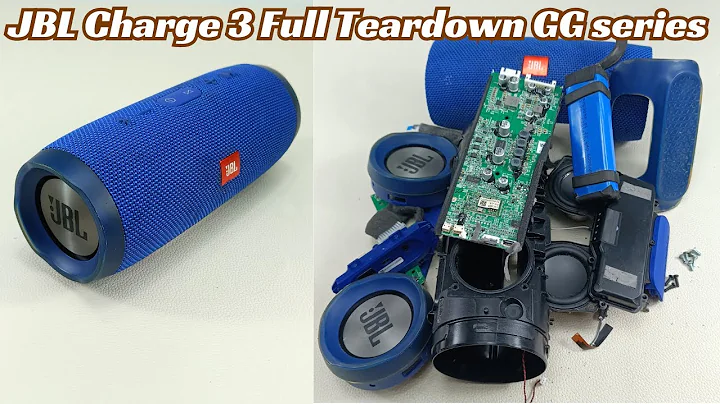 JBL Charge 3 Bluetooth speaker | How to teardown | Disassembly and Looking Inside | GG Series