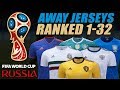 FIFA World Cup Away Jerseys Ranked 1-32