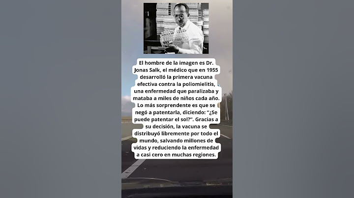 !Su invento salvo a MILLONES!