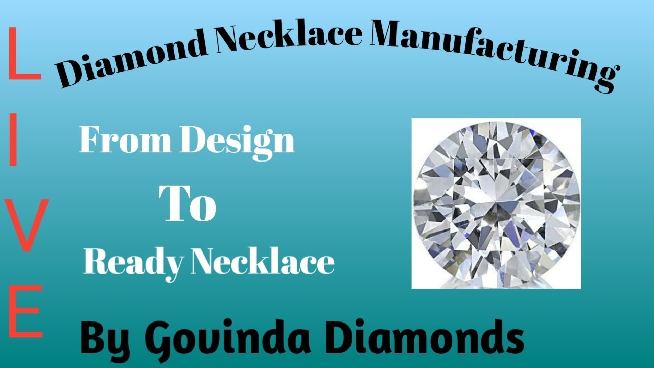 DIAMOND 💎 NECKLACE MANUFACTURING || STEPS OF MAKING THE BRIDAL NECKLACE ...