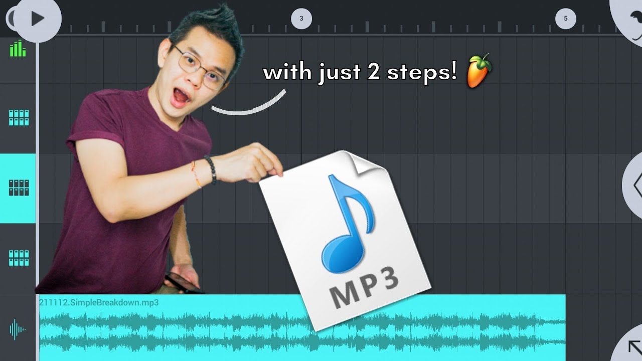 How to ADD AUDIO FILES into FL Studio Mobile – import any song! (mp3, wav)  - YouTube