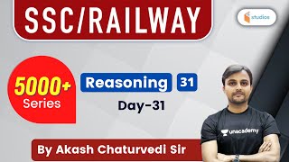 11:30 AM - SSC  &  Railway | Reasoning by Akash Chaturvedi | 5000+ Questions Series screenshot 5