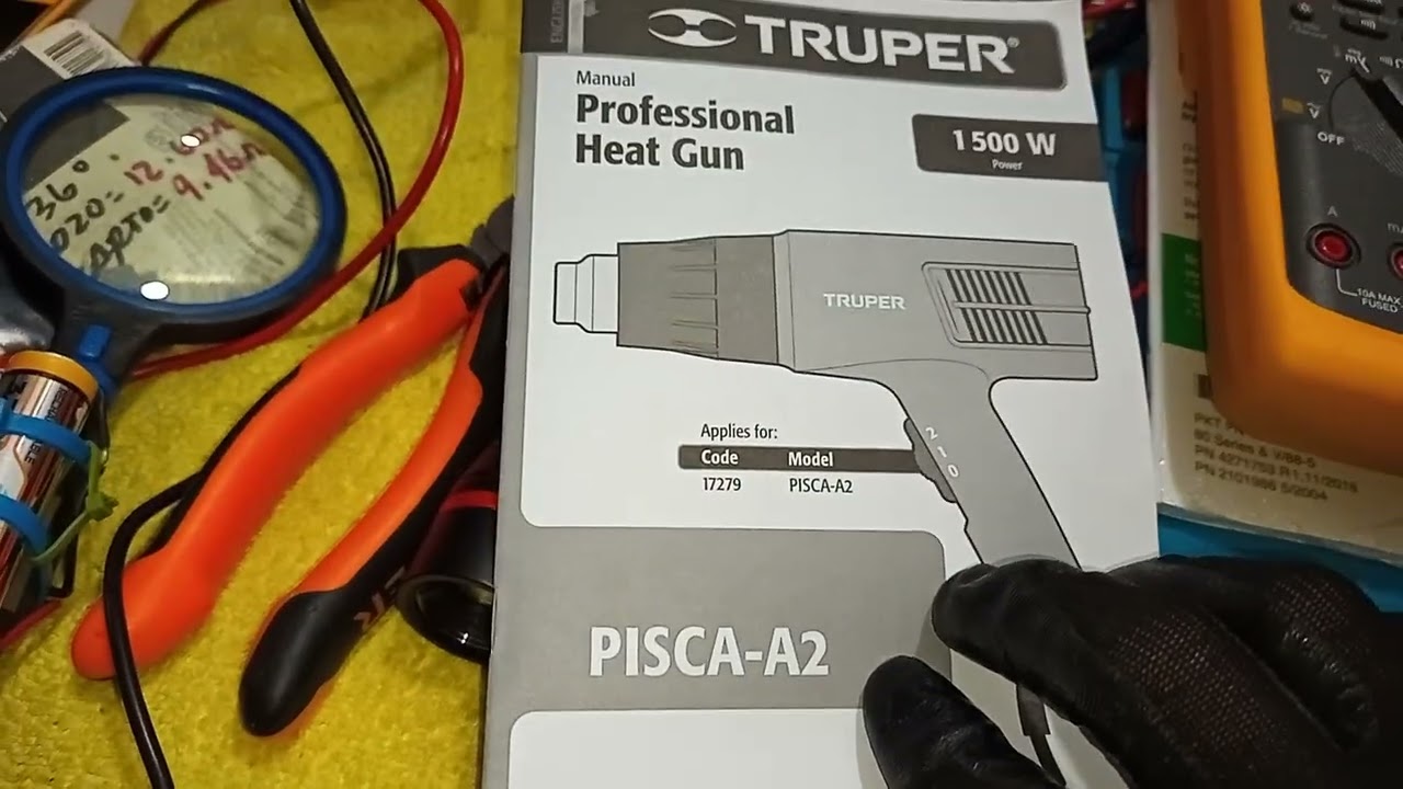 🥶 TRUPER, PISCA-A2 Pistola de Calor 1500 W, Experiencia de Comprá y Aclaratoria de Baja temperatura.