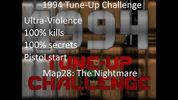 Doom II: 1994 Tune-up Community Project - Map28: The Nightmare (Ultra-Violence 100%)