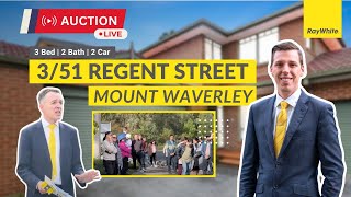 Live Auction @ 3/51 Regent Street, Mount Waverley