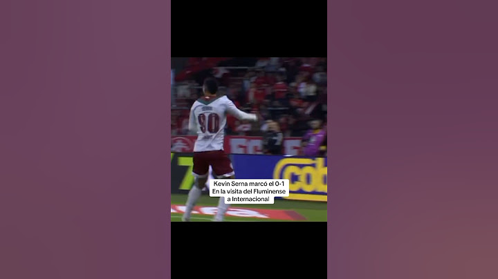 Kevin Serna marca para Fluminense vs Internacional
