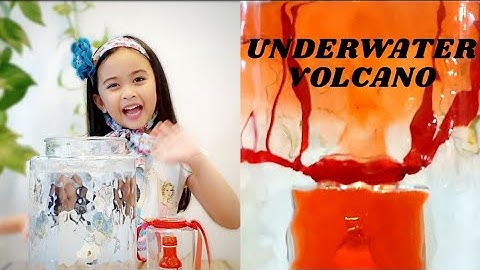Volcano Underwater Science Experiment for Kids | How to make Underwater Volcano at Home |