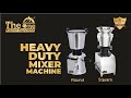 Heavy duty commercial mixer grinder demo  how it works full machine working tutorial