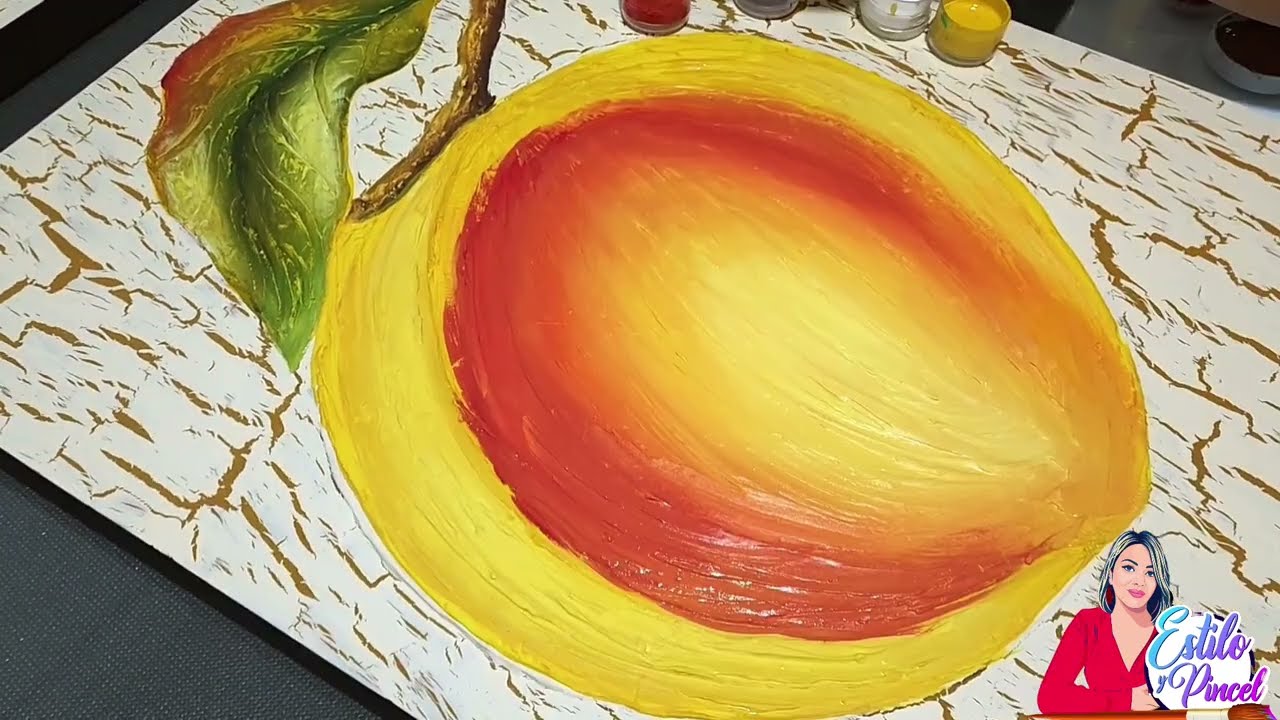 Parte 2 cuadro con textura y craquelado