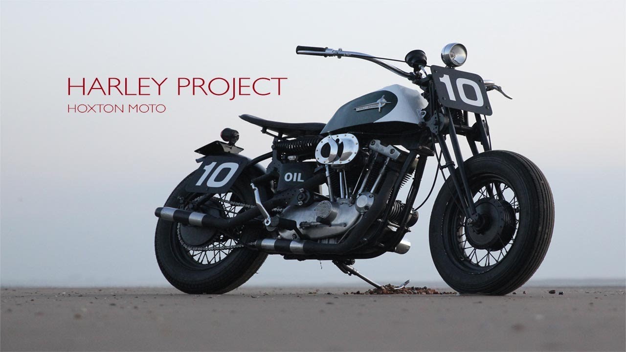 Harley Beach Racer - Ironhead Custom - YouTube