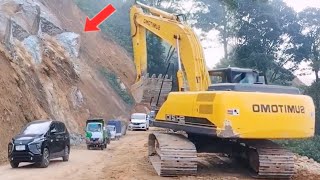 Strong Kontruksi Jalan Tercepat! Diatas Gunung Modern Diabat Ini