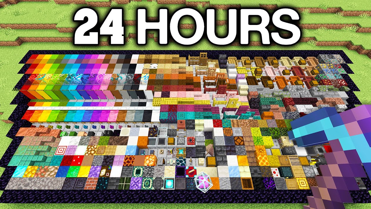 I Got EVERY Block in 24 Hours! (FULL MOVIE) - I Found EVERY Block in 24 Hours!
I collected every block in the new Minecraft 1.20 update!