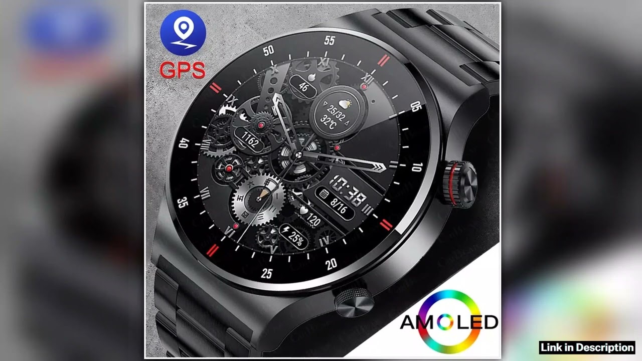 GPS ECGPPG Bluetooth Call Smart Watch Men 2024 Sports Bracelet NFC Waterproof Custom Watch Face Men