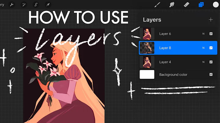 HOW TO USE LAYERS IN PROCREATE FOR BEGINNERS: Procreate Tutorial for Artists✨