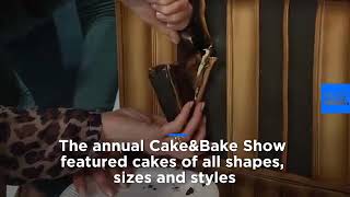 Fancy Gateaux On Show At London Cake & Bake Festival