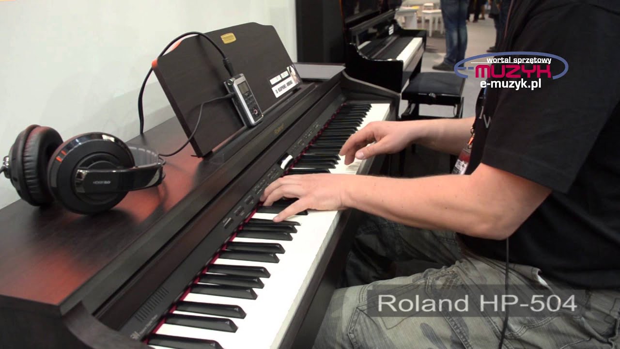 Musikmesse 2014 - Roland HP 504 demo - barwy E-PIANO & Strings