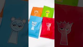 Paper Diy Incredibox Sprunki Unboxing Blind Box Candy