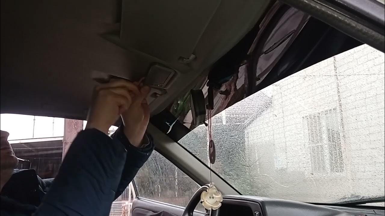 Как снять потолок нексия Как снять плафон (освещение) потолка Daewoo Nexia N100 #DaewooNexiaN100 #какснят