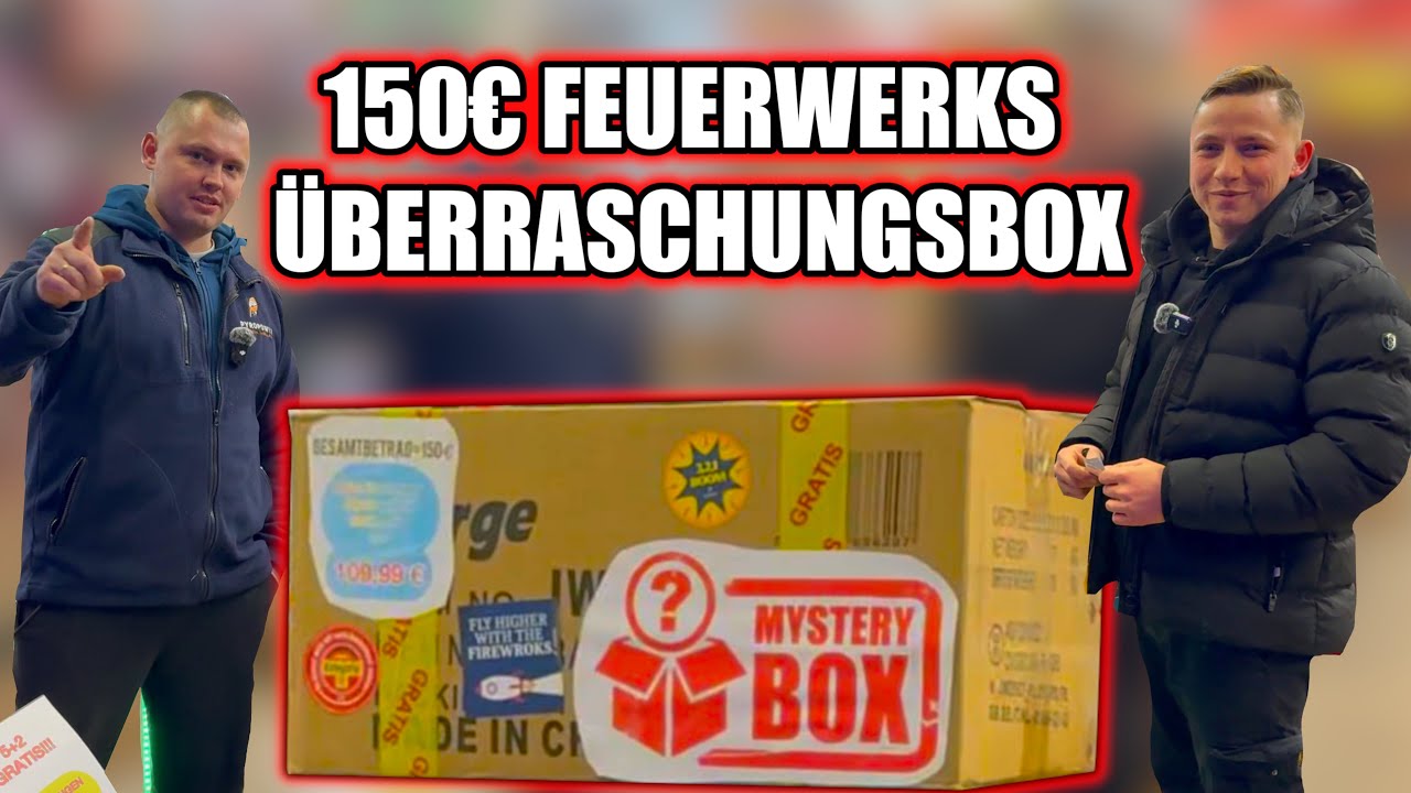 FEUERWERKS MISCHUNG! ÜBERRASCHUNGS PAKET für 150€ TESTEN ?! | MYSTERY BOX #1