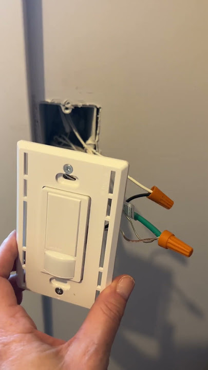 Install a Motion Sensor Light Switch in 2 Minutes