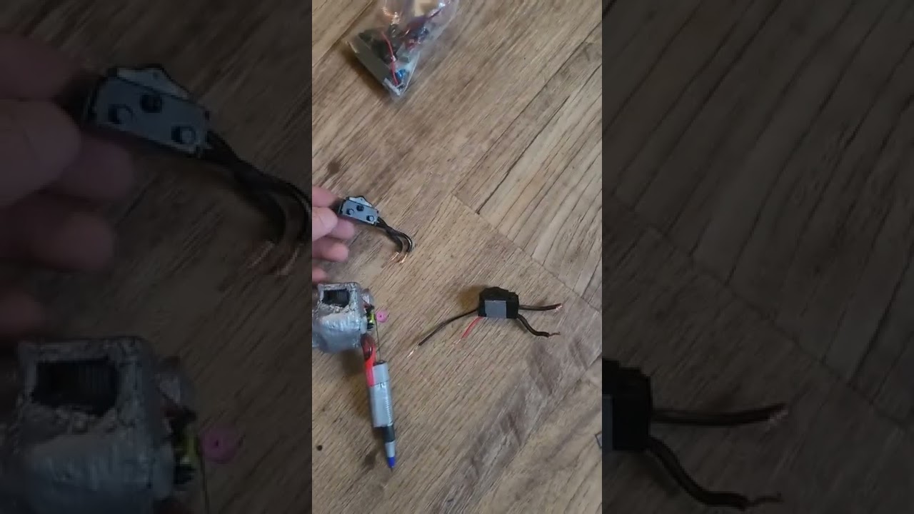 Video 6- On/off buttons for the homemade tattoo guns for it to turn off ...