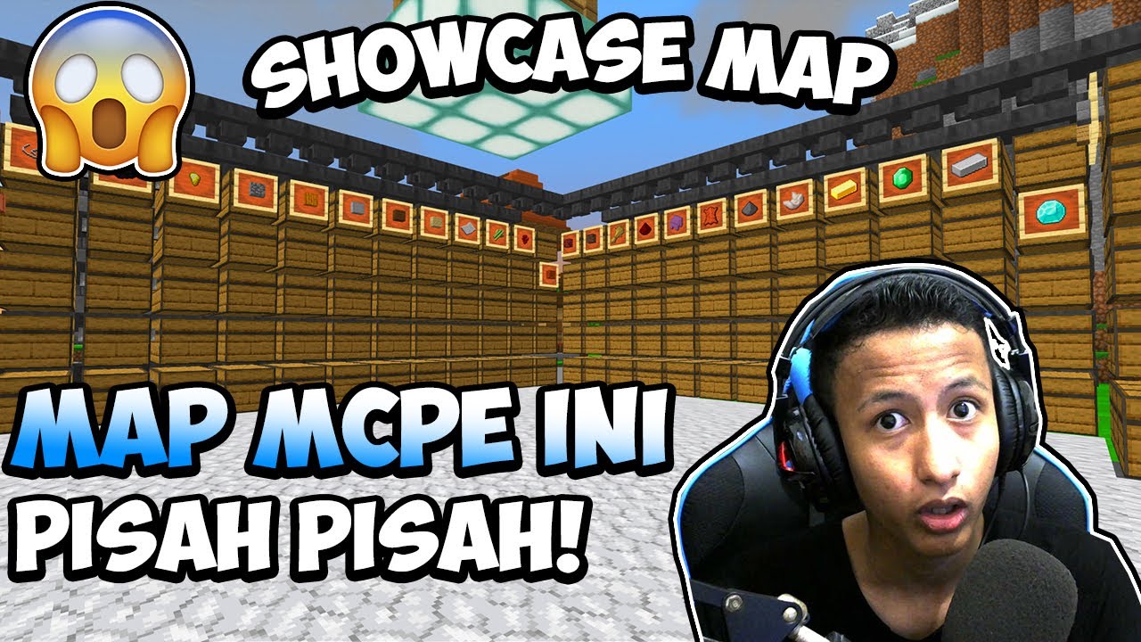 MAP MCPE INI PISAH PISAH - SHOWCASE MAP MINECRAFT INDONESIA - YouTube