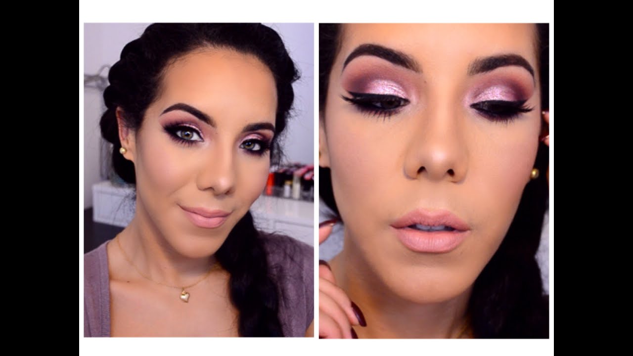 Maquillaje Ahumado Rosado ❤︎♡Octubre Rosa♡❤︎ - YouTube
