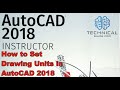 How to set UNITS in AutoCAD 2018 | Drawing Units Settings | AutoCAD Urdu Tutorial 1