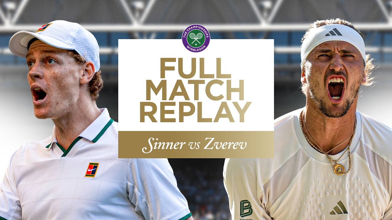 A BLOCKBUSTER Final | Jannik Sinner vs Alexander Zverev Full Match Replay | Wimbledon 2026