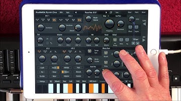 The 100% FREE AudioKit Synth One - The Francis Preve Bank - iPad Demo