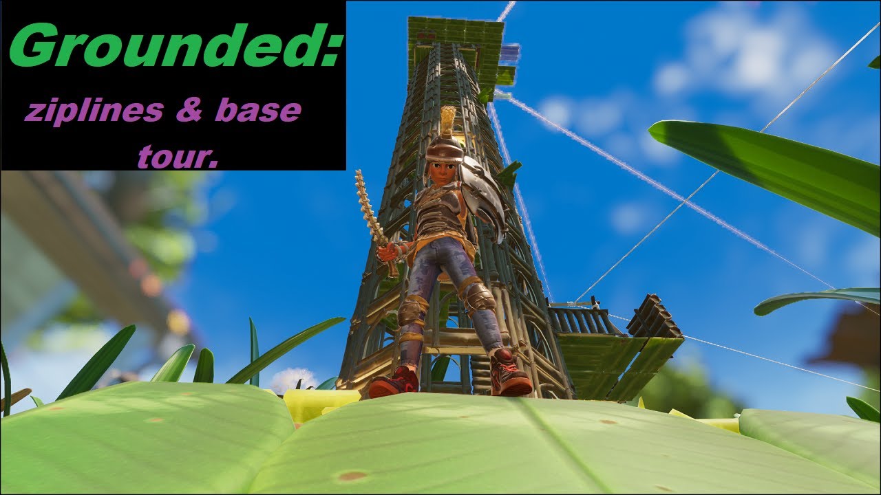Grounded My ziplines and main base setup. YouTube
