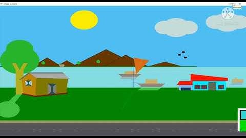 Computer Graphics Project Using OpenGL C++ | "Village Scenario" Animation Project