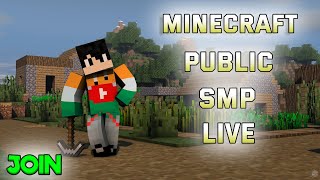 MINECRAFT PUBLIC SMP LIVE | FREE TO JOIN #live #smp #minecraft