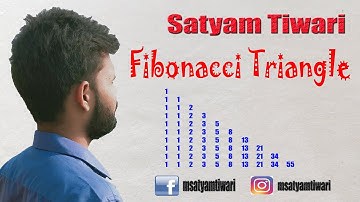 C Program To Generate Fibonacci Triangle | Fibonacci Triangle
