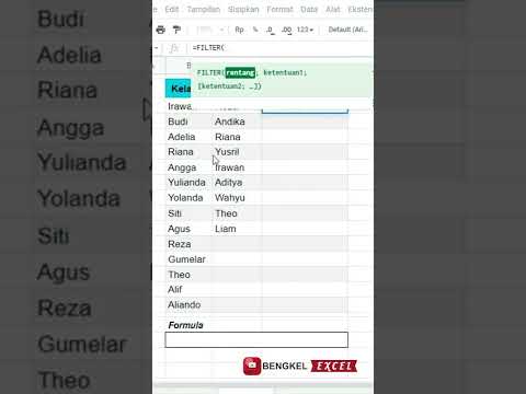 Video: Bagaimana cara memfilter duplikat dalam dua kolom di Excel?