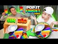 DESAFIO SIM OU NÃO COM POP IT FIDGET TOYS😄