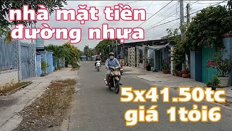siêu phẩm là ở đây ạ. nhà mặt tiền đường nhựa. 5x41.50tc giá chỉ 1ty6