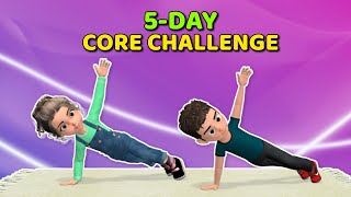 5-DAY CORE CHALLENGE: ALL-MAT KIDS WORKOUT