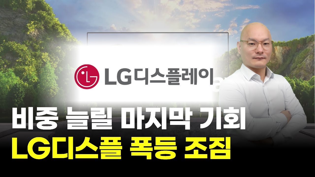 LG디스플레이, 지금 사야 할까? 조영호 전문가의 추천 이유와 주가 전망 공개 | 리틀비프로젝트