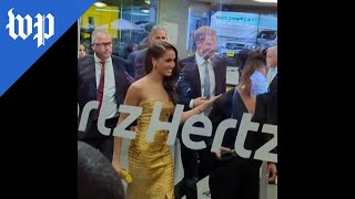 Prince Harry, Meghan leave event before paparazzi incident
