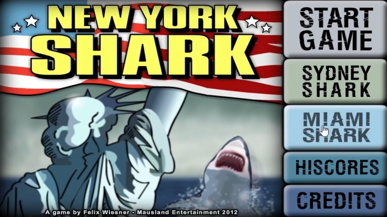 New York Shark - Flash Game Playthrough 