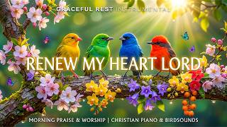 RENEW MY HEART LORD : Instrumental Worship & Prayer Instrumental Music With Scriptures🍀Nature Scene