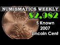 Only 5 known what was special about this 2982 2007 lincoln cent