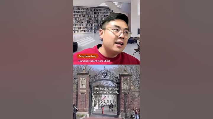 Chinese student 'frustrated' over Trump's Harvard ban