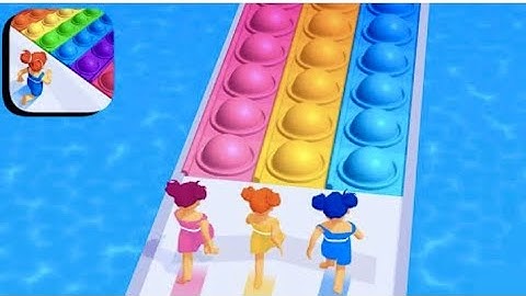 Pop It Run! Gameplay Walkthrough All Levels iOS,Android