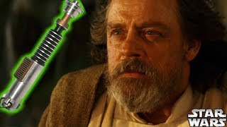 Where Is Luke Skywalker's GREEN LIGHTSABER REVEALED?!