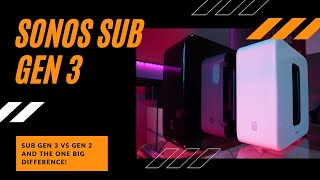Sund mad mørkere beton Sonos Sub Gen 3 vs Gen 2 - how come no one pointed out this one huge  difference? - YouTube