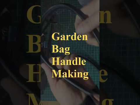 How about the skills in making the handle for the garden bag # #leatherworking  #leathercrafting