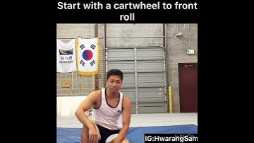 Cartwheel Front Tuck - Cart Front Flip Tutorial - HwarangSam