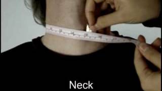 Male Neck  Measurement for Suits and Shirts